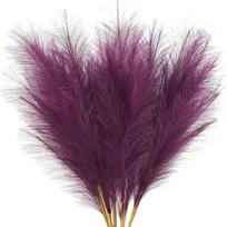 Dirbtinė pampas žolė puošybai,  Violetinė