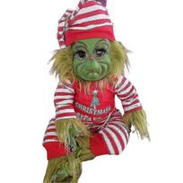 Kalėdų Kalėdų dovana Grinch latekso pliušinė lėlė Reborn Baby Grinch įdaryti žaislas Kalėdų dovana
