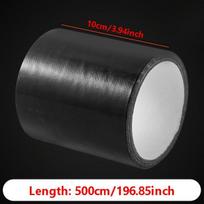 Juoda lipni remonto juosta 10 cm x 500 cm, Išmatavimai 10 centimetrų x 5 metrai
