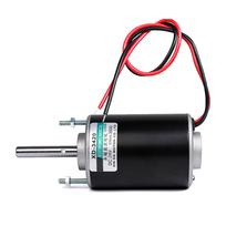 Didelės spartos elektrinis reduktorinis variklis 12/24V 30W nuolatinio magneto variklis atbulinės eigos elektrinis reduktorinis variklis „pasidaryk pats“ generatoriui 24
