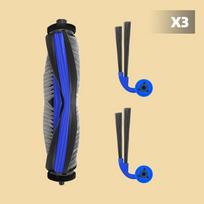 Tinka ECOVACS Deeboot X11 PRO OMNI Dalys Pagrindinis volelis Šoninis šepetėlis Filtras Volelis Mopas Dulkių maišelis Pakeičiami priedai