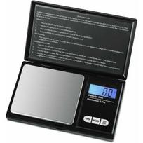 Virtuvinės svarstyklės Tikslios svarstyklės 200 g/0,01 g Mažos didelio tikslumo svarstyklės su apšviestu LCD ekranu su taros funkcija (juoda)