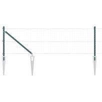 Aptvarų stulpai su kuoleliu 13 vnt Ø32 mm 100 cm Cinkuotas plienas