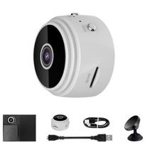 Vaizdo kamera Vaizdo kameros, belaidė mini kamera – 1080p WiFi apsaugos kamera su 32GB SD kortele, skirta namų ir automobilių stebėjimui, balta