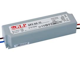 Led Maitinimo Šaltinis Glp Gpv-60-15 60W/15V, Tuv, Pfc, En 61347-2-13