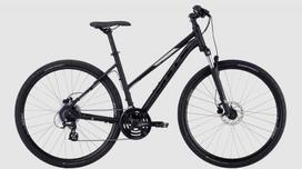 Dviratis 28 Bulls Crossbike 24g, juodas