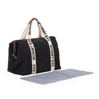 Mamos krepšys Mommy bag Signature, juoda