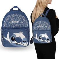 „Disney“ Stitch Jeans kuprinė, maža miesto kuprinė 31x24x12 cm, Universalus