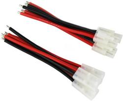 3 poros "Tamiya" kištuko vyriškos lyties moterų kabelio adapterio jungtis 14awg 10cm, skirta RC automobilių lipo baterijos įkrovimui