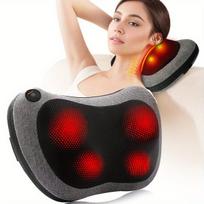 Elektrinis Shiatsu kaklo ir nugaros masažuoklis su šildymu.