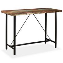 Baro stalas, 150x70x107cm, perdirbta mediena, Ruda