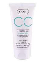 CC veido kremas jautriai ir paraudusiai odai Ziaja SPF10 50 ml