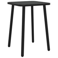 vidaXL Sodo stalas, antracito spalvos, 50x50x71cm, plienas, Antracito