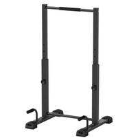 SPORTNOW dip bar dip stotis, pakraunama iki 540 kg reguliuojamo aukščio fitneso baras stūmimo stovas, fitneso paraleletai, stūmimo rankenos kalanetikai, namams, jėgos treniruotėms, Juoda