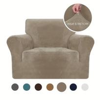 Elastingas sofos apsauginis užvalkalas,  Khaki spalva