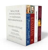 Walter Isaacson: The Genius Biographies: Benjamin Franklin, Einstein, Steve Jobs, and Leonardo Da Vinci Boxed Set ed.