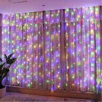 USB LED užuolaidų girlianda
