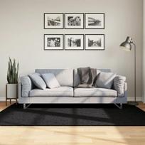 Shaggy tipo kilimas, juodos spalvos, 140x200cm, aukšti šereliai