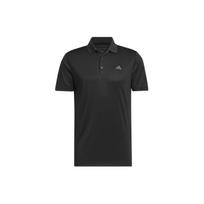 Adidas Performance Polo marškinėliai Golfui Vienspalviai Su Logotipu Trumpomis Rankovėmis Polo Vyriški Viršutiniai Drabužiai Juodi IN6418 S
