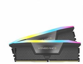 Operatyvioji atmintis (RAM) Corsair Vengeance RGB DDR5 6400 MHz CL32 32 Gt -muistimodulipaketti, harmaa