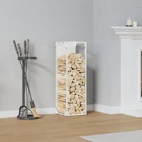 Malkų stovas baltas 25x25x80 cm Šaltai valcuotas plienas
