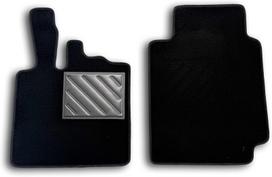 Smart W450 1998-2007 Fortwo specialiai pritaikyti neslystantys pvc grindų kilimėliai su kulno apsauga