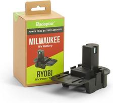 Badaptor adapteris Milwaukee baterija prie Ryobi 18V įrankio