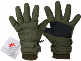 Vyriškos žieminės pirštinės Mil- Tec Thinsulate Winter, olive