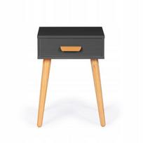 Spintelė prie lovos ModernHome, pilka/ruda