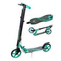 Aliuminis paspirtukas RAVEN ANABEL MINT su dideliais 20 cm. ratais Handbrake