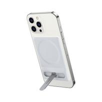 Telefono laikiklis Sulankstomas telefono stovas su magnetiniu laikikliu, baltas