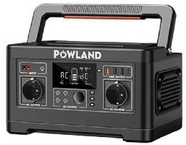 Nešiojama elektros stotelė Powland 520Wh, 600 W