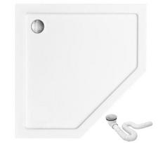 Rea dušo padėklas Diamond White, 80x80, 90x90 cm, 80 x 80 cm