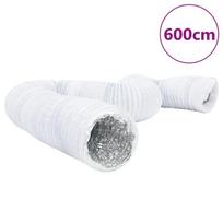 Ortakis, aliuminis ir pvc, 6m, 10cm skersmens, izoliuotas