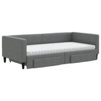 Sofa-lova vidaXL, 100x200 cm, pilka