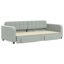 Sofa-lova vidaXL, 90x200 cm, pilka