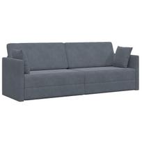 Sofa-lova vidaXL, 213x144x60 cm, pilka