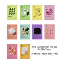 HOLIKA HOLIKA Pure Essence Kaukė #Shea Butter 20ml* 10 lakštų #Mask TrialSet (10Sheets)