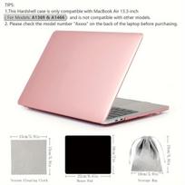 Kietas MacBook Air dėklas, Crystal Pink