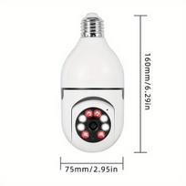 Belaidė stebėjimo lemputės kamera, Baltas Ultra Clear modelis