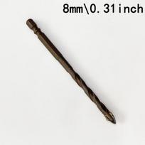 Karbidinis grąžtas plytelėms, betonui, metalui 8mm, 8 mm: 1 vnt (sausam ir šlapiam naudojimui)