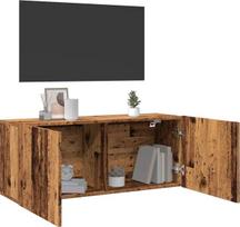 Televizoriaus spintelė sieninė old wood 100x30x41 cm