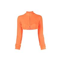 adidas x Jeremy Scott sportinis džemperis App Signal Orange moteriškas gatvės stiliaus H50966 XS