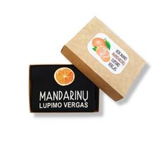 Vyriškos kojinės Mandarinių lupimo vergas su kartonine dėžute
