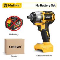 MELLWIN 520N.M Bešepetis Elektrinis Veržliaraktis 3-IN-1 Akumuliatorinis Smūginis Veržliaraktis Elektrinis Atsuktuvas Grąžtas Skirtas Makita 18V Akumuliatoriui Smeigtukas Without Battery-A