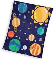 Vaikiškos antklodės 130x160 kosminės planetos
