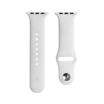 „Evelatus Apple Watch 38 / 40 / 41 mm“ silikoninės kilpos laikrodžio dirželis (110 mm S / M) baltas