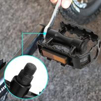 Dviračio pedalai su atšvaitais, neslystantys, 9/16 colio ašis