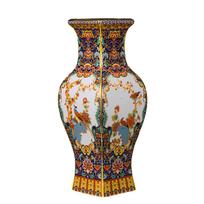 Išskirtinė Jingdezhen keramikinė vaza, antikvarinio tipo, stalo puošmena namų dekoravimui ir biuro ekspozicijai, aukštis 25-26 cm 9