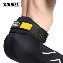 Maksimali apsauga sunkiaatlečiams: Unisex juosmens ir nugaros diržas. , Geltona